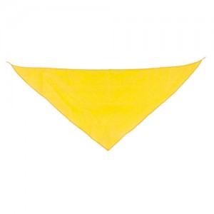 Geltona trikampė skarelė