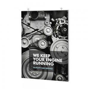 Audinio rėmas pakabinamas modelis LED 200 x 100 cm