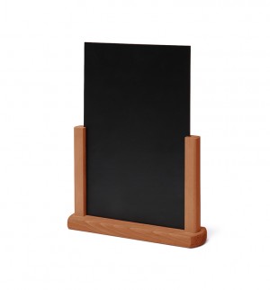 Natura šviesiai ruda A5 dydžio stalo kreidinė lenta