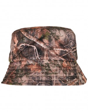 Drabužiai reklamai (Sherpa Real Tree Camo Reversible Bucket Hat), Flexfit 5003RS