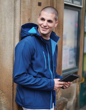 Drabužiai reklamai (Venturer 3-Layer Hooded Softshell Jacket)