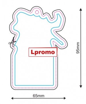 Automobiliniai kvapai su logotipu, forma lpf300