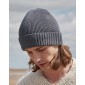 Drabužiai reklamai (Organic Cotton Engineered Patch Beanie), Beechfield B438N
