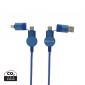 Verslo dovanos: (en:Oakland RCS recycled plastic 6-in-1 fast charging 45W cable)
