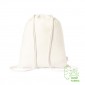Reklaminė atributika su logotipu (Hemp and cotton drawstring bag)