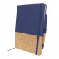 Reklaminė atributika su logotipu (Cork notebook A5 with ball pen | Layla)