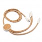 Reklaminė atributika su logotipu (Cork charging cable B'RIGHT | Brent)
