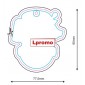 Automobiliniai kvapai su logo, forma lpf180