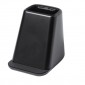 Reklaminė atributika su logotipu (Wireless charger 15W, 2 USB outputs, pen holder, phone stand)