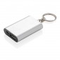 1.000 mAh powerbankas raktų pakabukas, sidabro spalvos