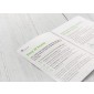 Sulenkta reklaminė skrajutė, DL, vertikali, dydis: 99x210mm, 250 g