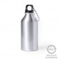 Reklaminė atributika su logotipu (Recycled aluminium sports bottle 400 ml with carabiner clip)