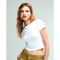 Drabužiai reklamai (Women's Micro Rib Baby Tee), Bella+Canvas 1010