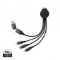 Verslo dovanos: (en:Terra RCS recycled aluminium 6-in-1 charging cable)