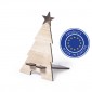 Reklaminė atributika su logotipu (Wooden phone stand 