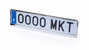 Verslo dovanos Hescol (license plate frame)