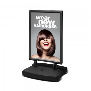 Windtalker® City su plastikiniu pagrindu juodas atsparus vandeniui A1