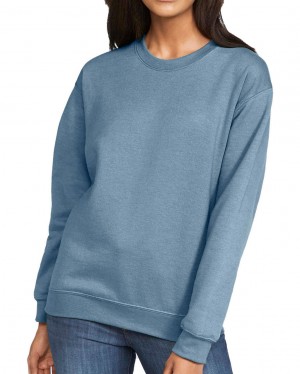 Drabužiai reklamai (Softstyle Midweight Fleece Adult Crewneck), Gildan SF000