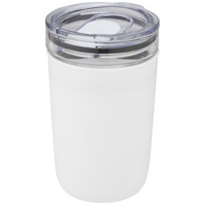 ,,Bello 420 ml stiklinis puodelis su perdirbto plastiko dangteliu