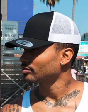 Drabužiai reklamai (Classics Recycled Retro Trucker Cap 2-Tone), Flexfit 6606RT