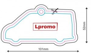 Reklaminiai oro gaivikliai, automobilis