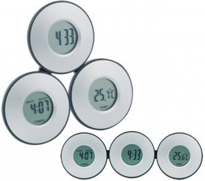Verslo dovanos Tri (clock and thermometer)