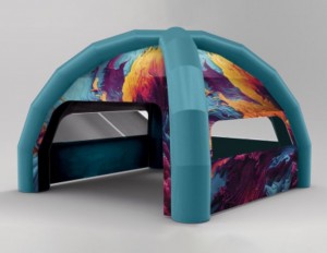 Pripučiama pneumatinė palapinė  4x4 m