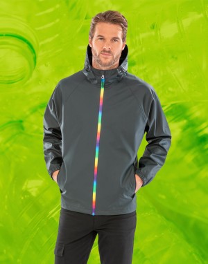 Drabužiai reklamai (Prism PU Waterproof Jacket with Recycled Backing), Result Genuine Recycled R908X