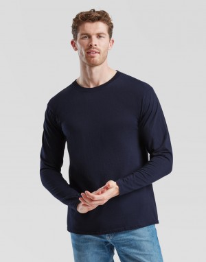 Drabužiai reklamai (Iconic 195 Ringspun Premium Long Sleeve T), Fruit of the Loom 61-360-0