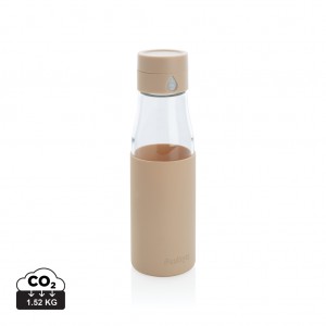 Verslo dovanos: (en:Ukiyo glass hydration tracking bottle with sleeve)