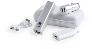 Verslo dovanos Tilmix (USB charger and power bank set)