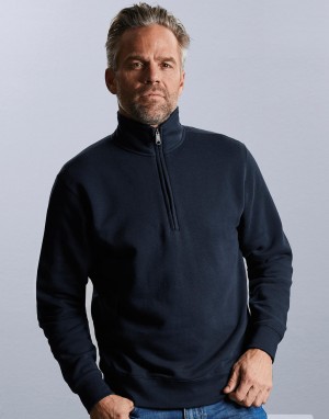 Vyriškas džemperis su ¼ ilgio užtrauktuku