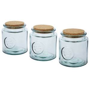 ,,Aire 800 ml talpos 3 stiklainių rinkinys iš perdirbto stiklo