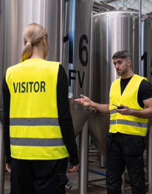 Drabužiai reklamai (Safety Vest Passau VISITOR/SECURITY), Korntex X200