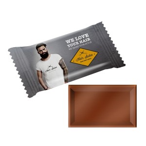 Šokoladukas 10g su Jūsų reklama ant pakuotės