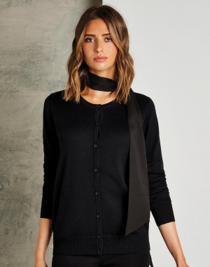 Classic Fit Arundel Crew Neck Cardigan. Moteriškas megztinis, Kustom Kit KK355