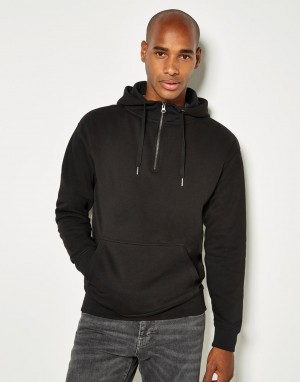 Drabužiai reklamai (Regular Fit 1/4 Zip Hoodie), Kustom Kit KK336