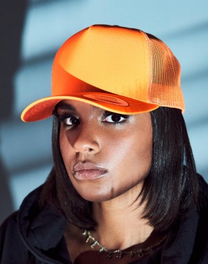Drabužiai reklamai (Neon Retro Trucker), Flexfit 6506NT