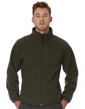 Vyriška vėjui ir vandeniui atspari flisinė striukė, B&C Outerwear FU749