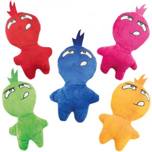 Plush "sutraiškyti" 5 vnt