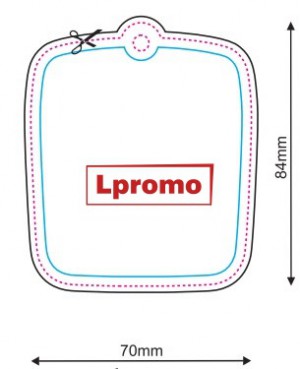 Reklaminiai automobilių kvapai, stačiakampis