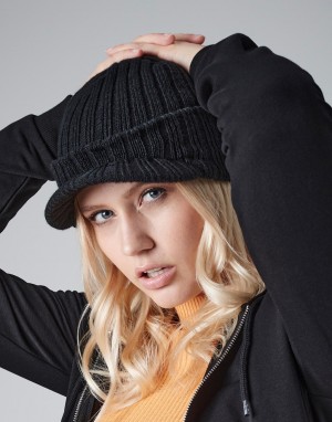 Drabužiai reklamai (Peaked Beanie), Beechfield B448