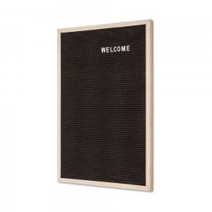 Juoda raidžių lenta 40 x 60 cm