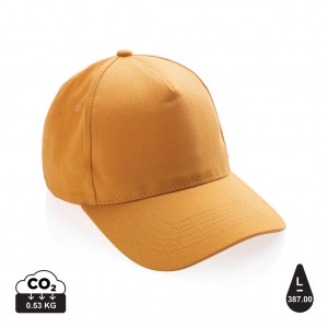 Verslo dovanos: (en:Impact 5panel 280gr Recycled cotton cap with AWARE™ tracer)
