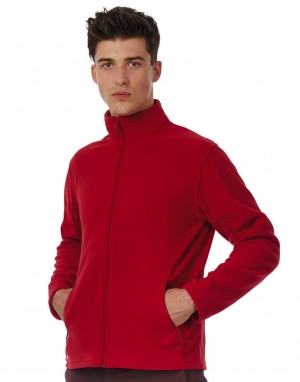 Vyriška mikrofliso striukė su viso ilgio užtrauktuku, B&C Outerwear FUI50