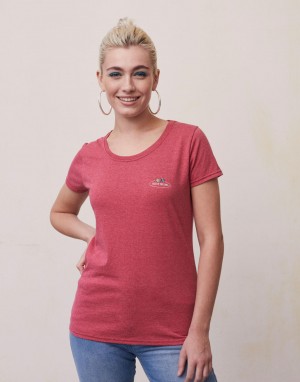 Drabužiai reklamai (Ladies Vintage T Small Logo Print), Fruit of the Loom Vintage Collection 011432J