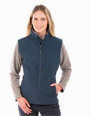 Drabužiai reklamai (Women`s Recycled 2-Layer Printable Softshell B/W), Result Genuine Recycled R902F