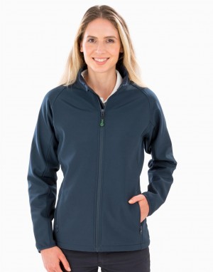 Drabužiai reklamai (Women`s Recycled 2-Layer Printable Softshell Jkt), Result Genuine Recycled R901F