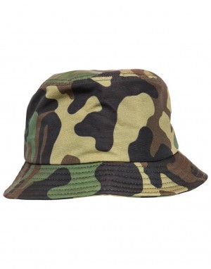 Drabužiai reklamai (Camo Bucket Hat), Flexfit 5003CB