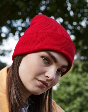 Drabužiai reklamai (Organic Cotton Original Cuffed Beanie), Beechfield B45N